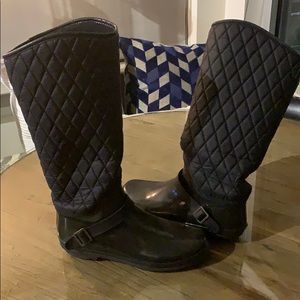 Sperry Quilted Rain Boots - Black